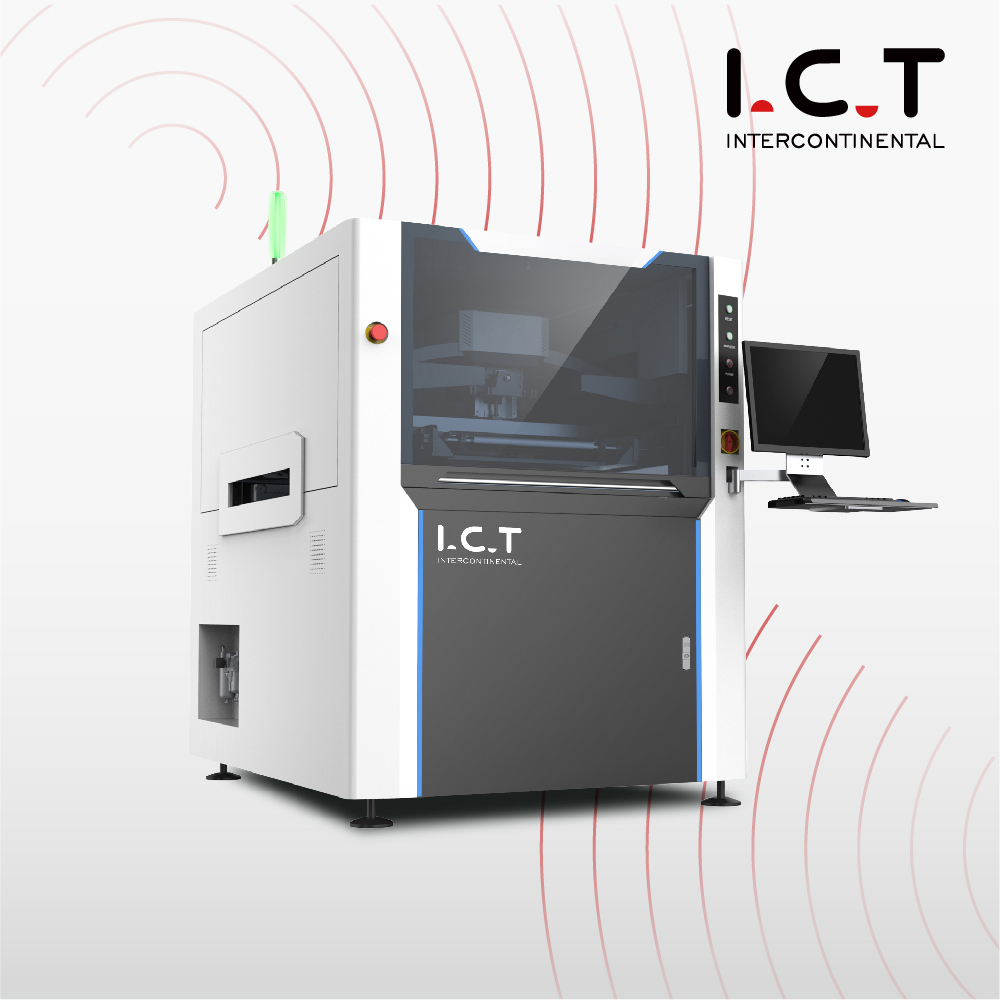 TIC |Machine d'impression pneumatique de pâte à souder manuelle de bannière SMT de haute précision