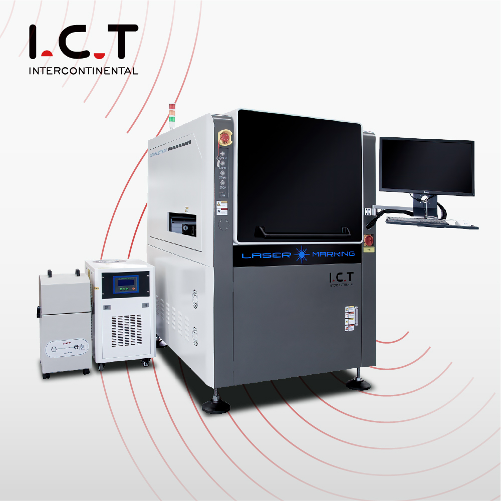ICT-510 |Machine d'impression d'étiquettes laser 3D Machine de marquage laser de couleur verte