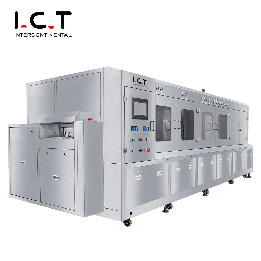 ICT-6300 |Machine de nettoyage en ligne PCBA automatique SMT
