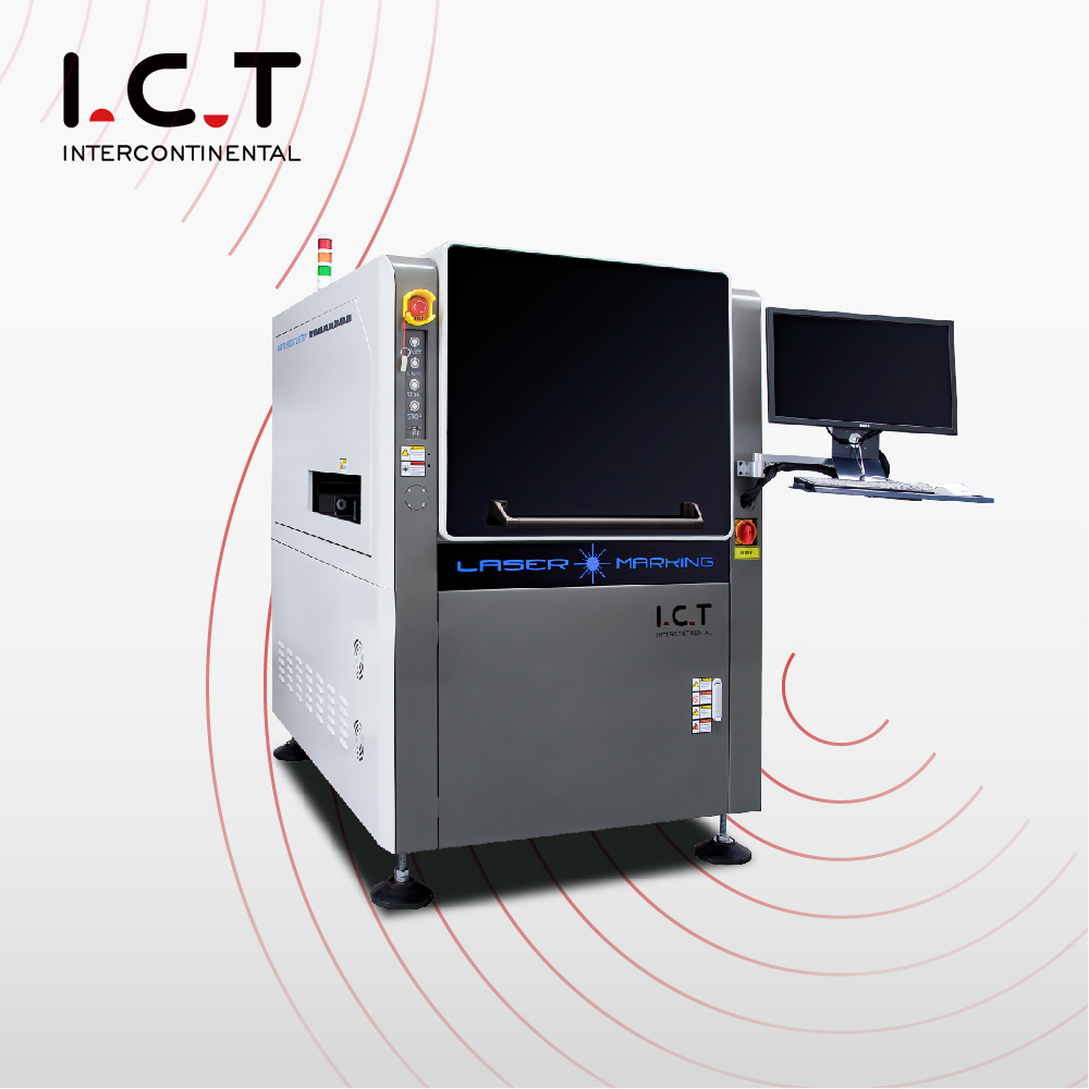 TIC |Machine de marquage laser bidimensionnelle code qr SMT PCB Prix 20w
