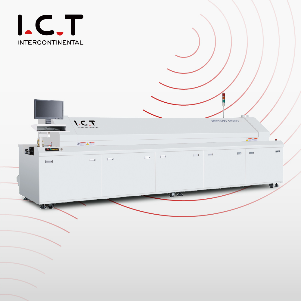 TIC |Machine à souder SMT de four de refusion infrarouge à haute stabilité 9 zones