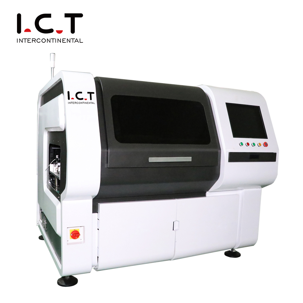 I.C.T - L3020 | Machine d'insertion axiale et radiale en ligne standard élevée avec composant de forme impair 