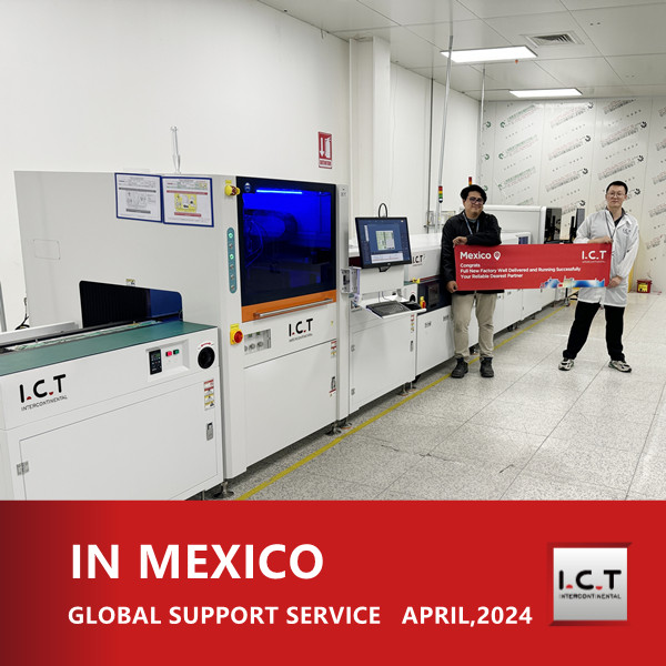 I.C.T fournit une ligne de vernissage avec fonction de retour au Mexique