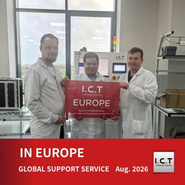 I.C.T Support technique en Europe pour SPI et mise à niveau des TIC